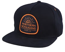 Tent Black/Orange Snapback - Northern Hooligans