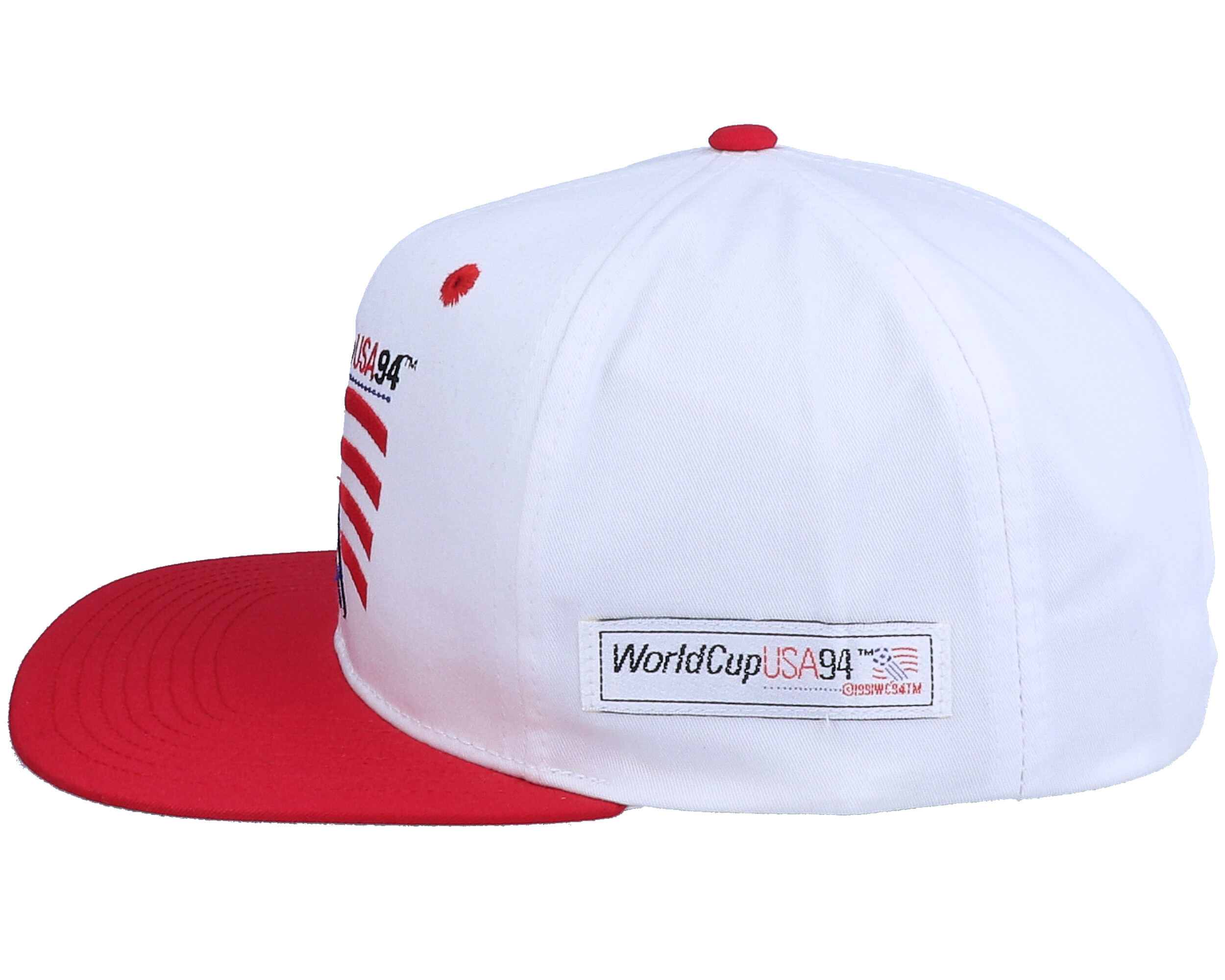 1994 World Cup Logo Mascot White/Red Vintage Snapback