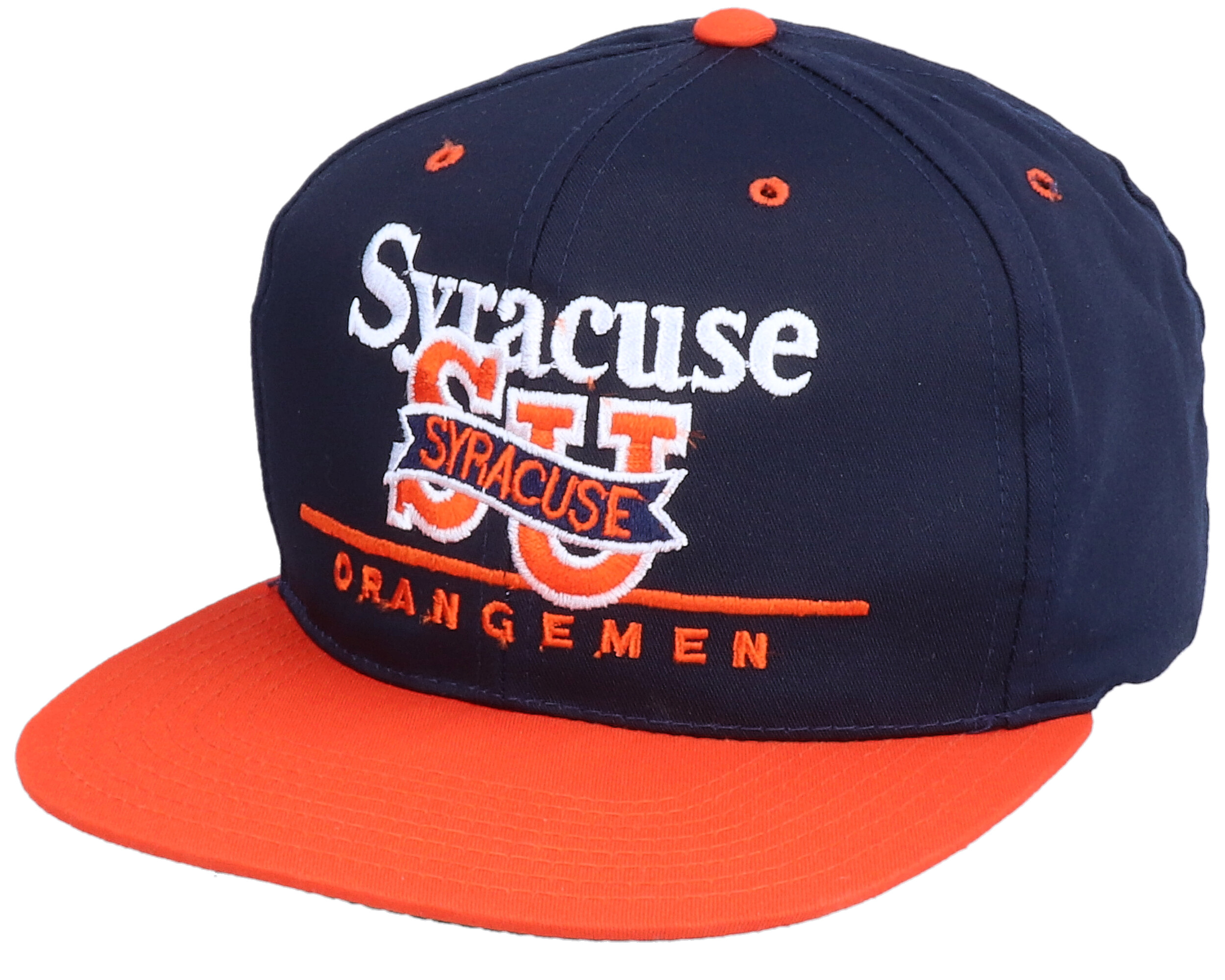Syracuse Orange Twins Enterprise Swirl Vintage Snapback Cap Hat