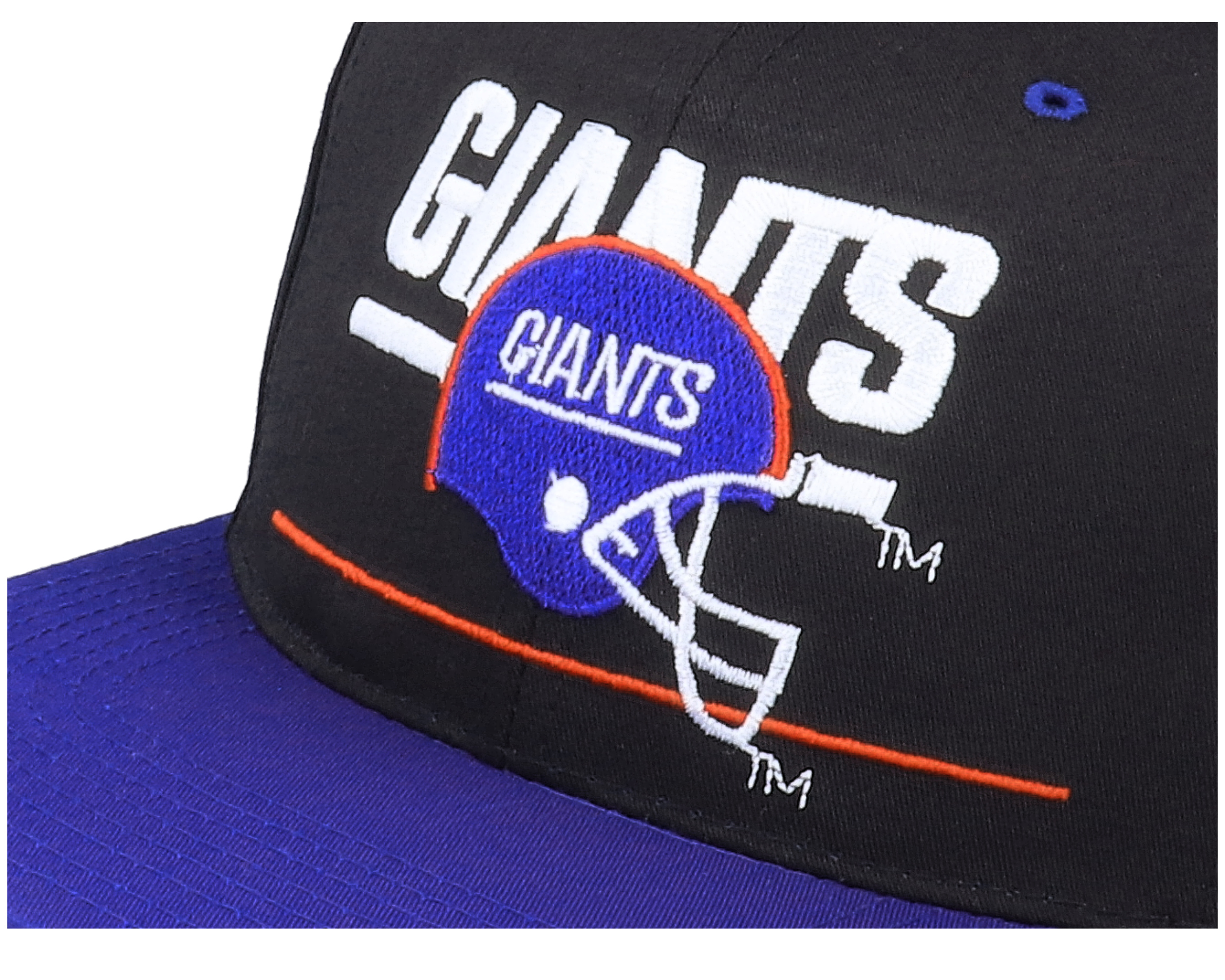 New York Giants Classic NFL Vintage Black/Blue Snapback - Twins