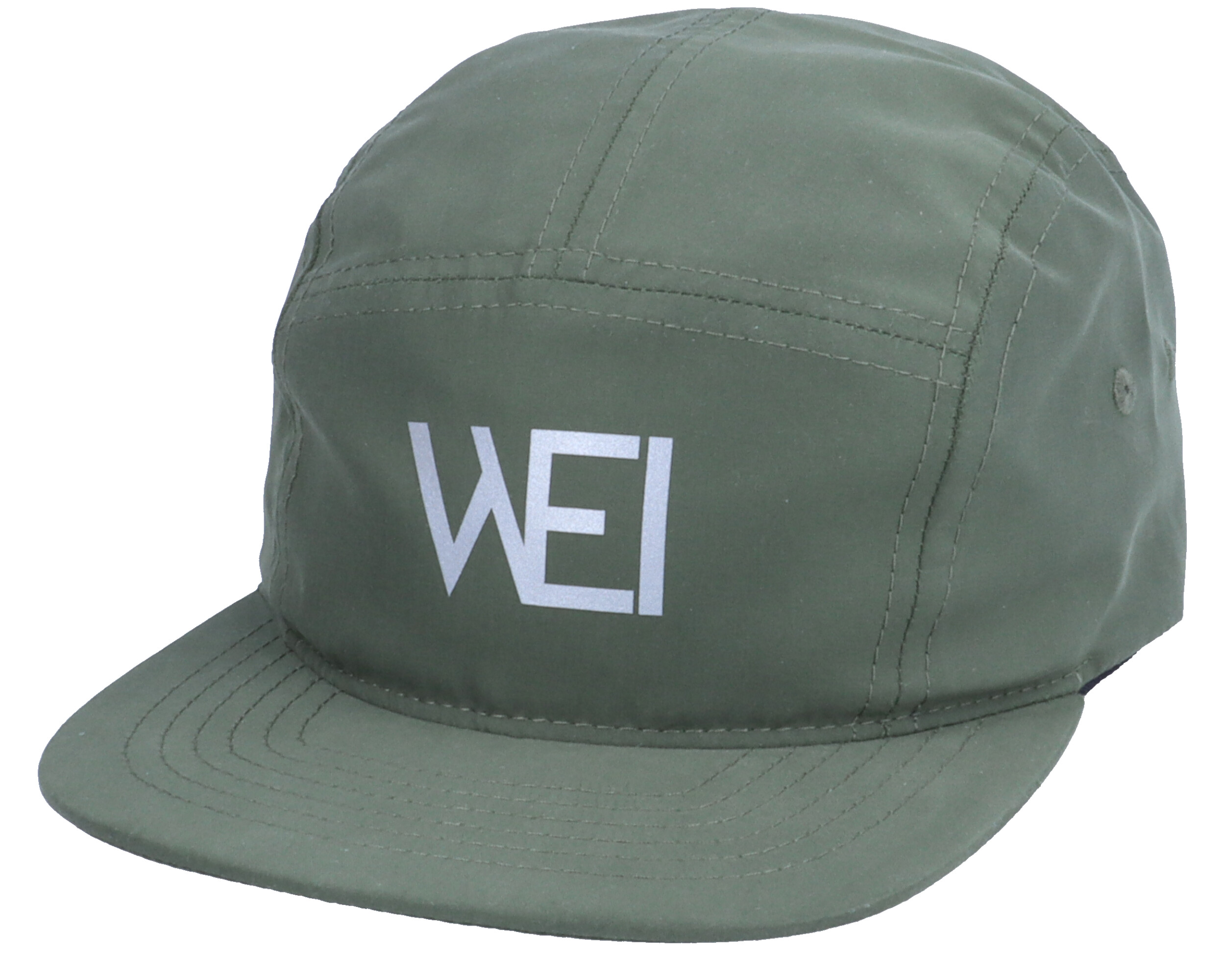 Woah Flat Olive/Reflective 5-Panel