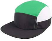 Sport Green/Black/White 5-panel