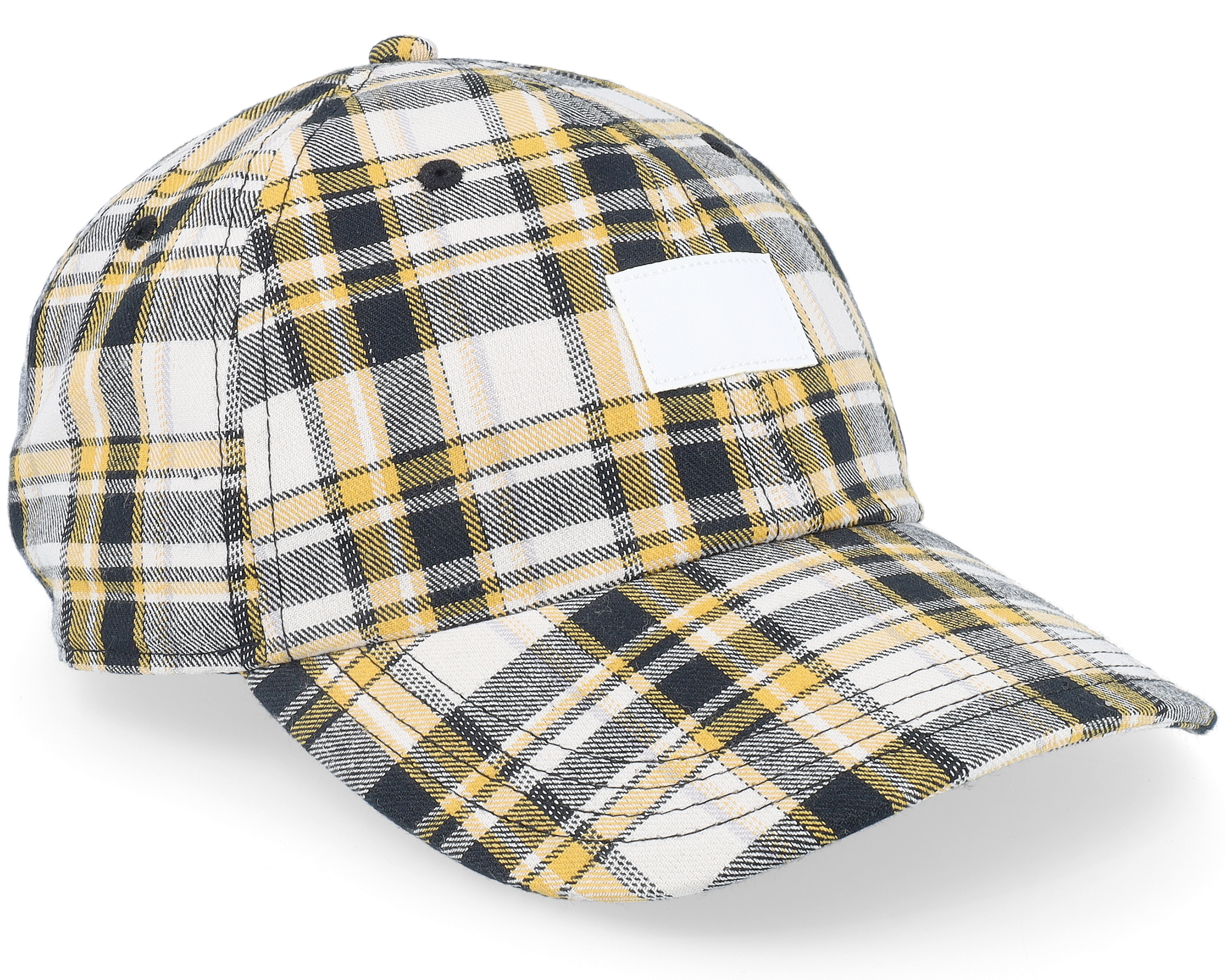 Yellow Check Dad Cap