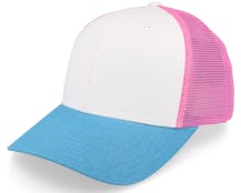 White/Pink/Light Blue Trucker - Equip