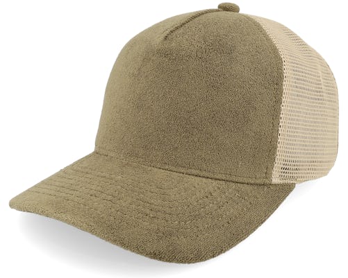 Terry Olive Green/Khaki A-frame Trucker - Equip