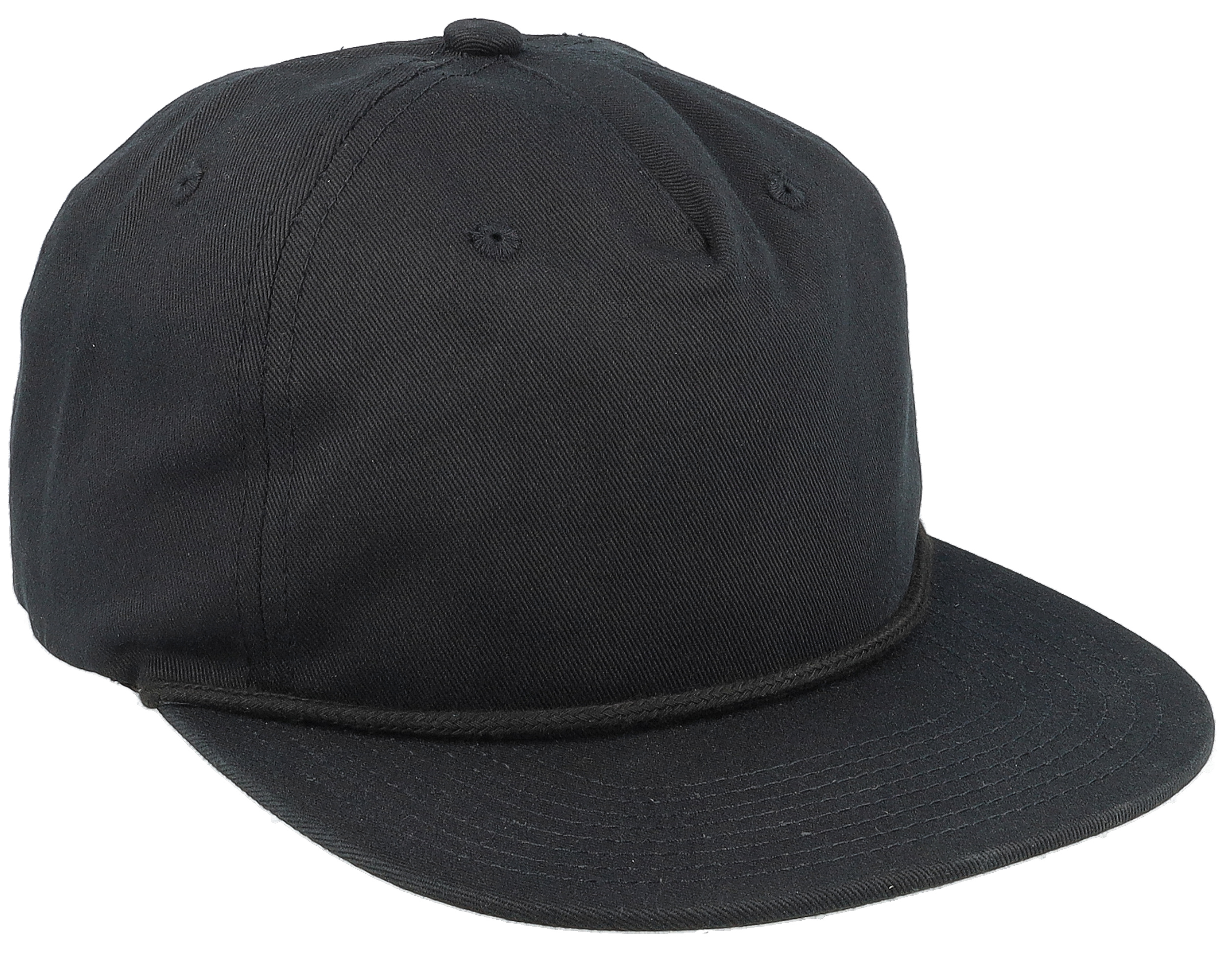 Black Rope 5-panel Snapback