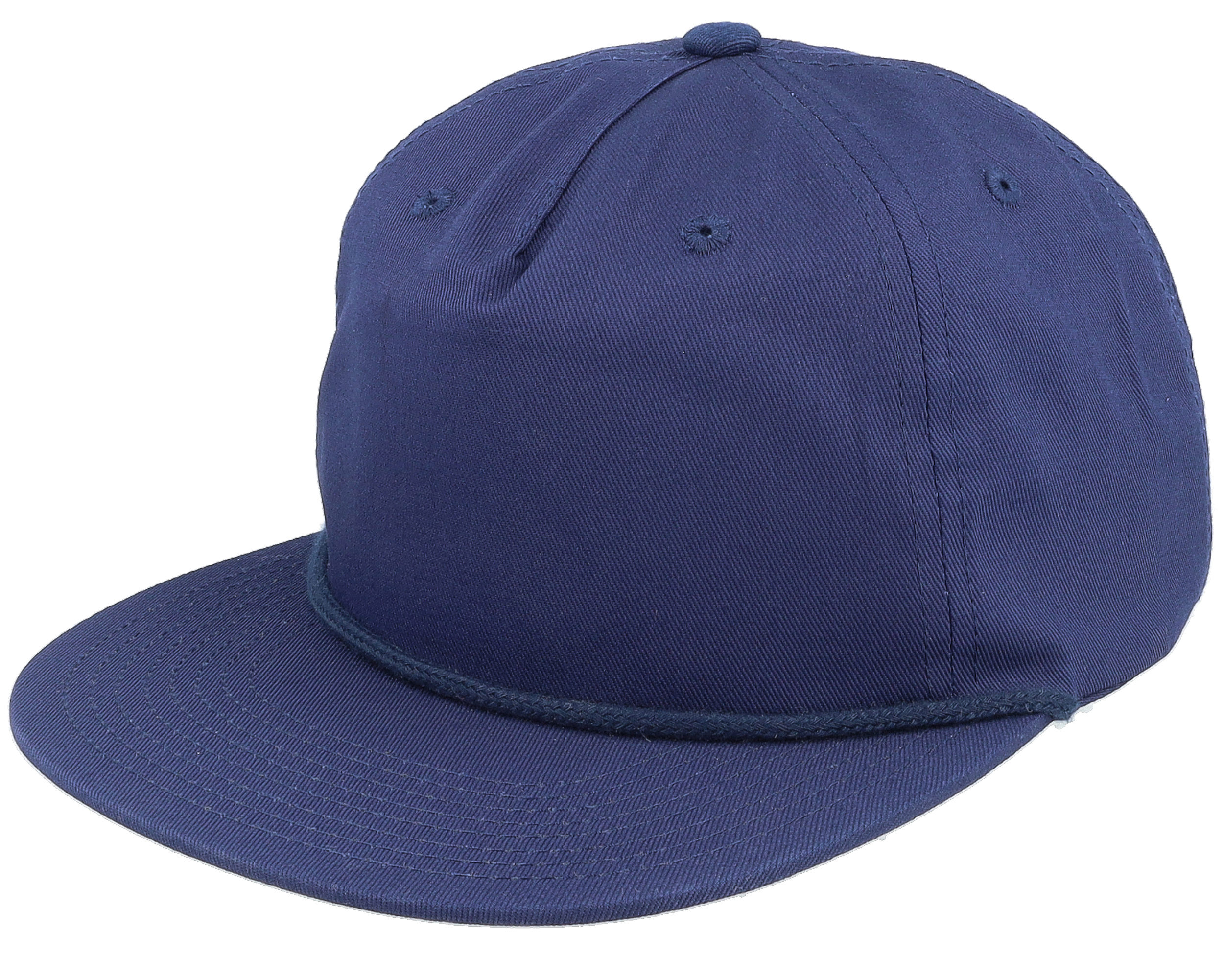 Navy Rope 5-panel Snapback