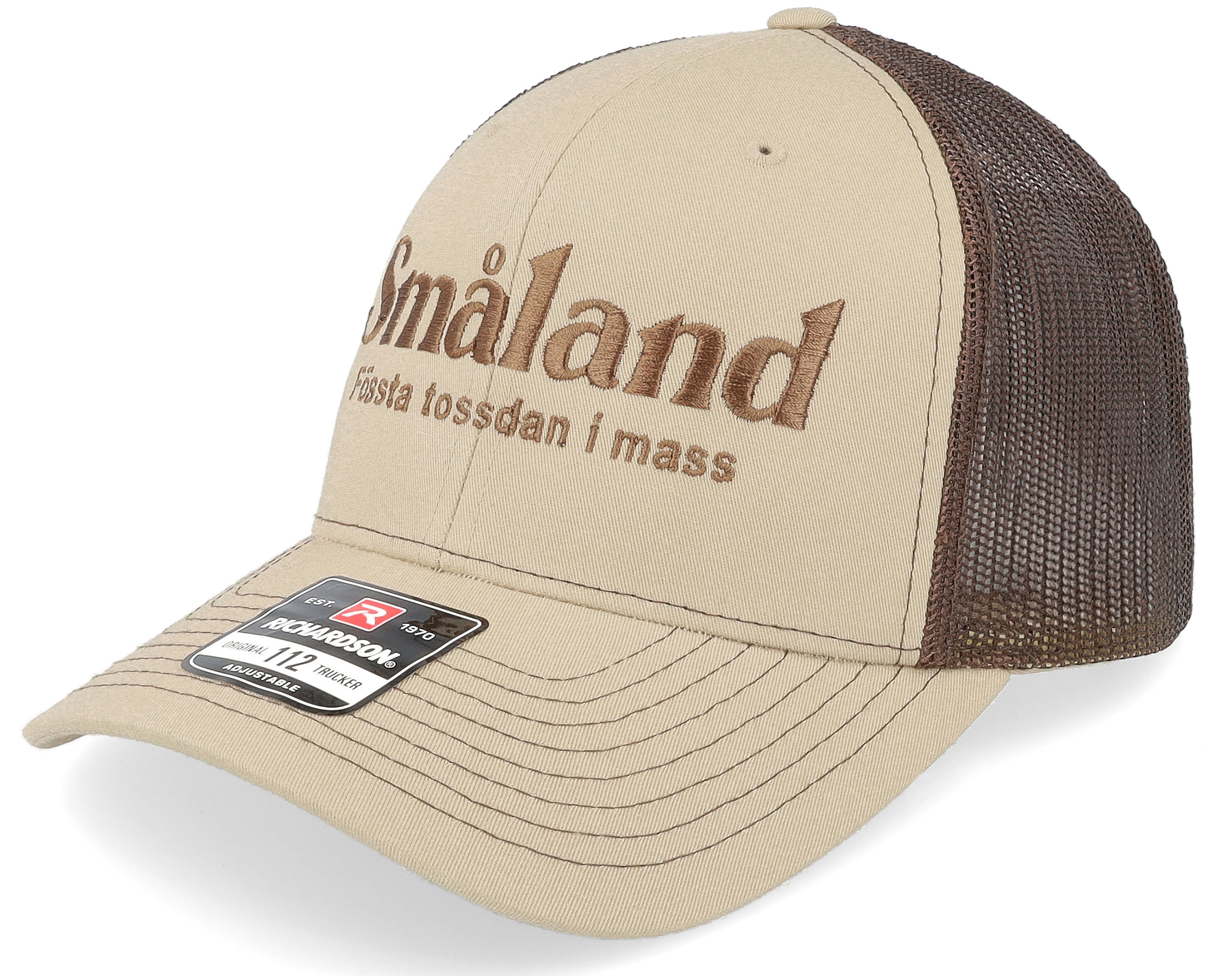 Småland Första Tossdan I Mass Khaki/Brown Trucker - Iconic caps
