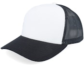 Kids White/Black A-frame Trucker