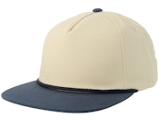 Stone/Navy Mid Golfer A-Frame Snapback