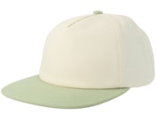 Off White/Sage Green Mid Golfer A-Frame Snapback