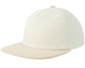 Off White/Stone Corduroy Mid Golfer A-Frame Snapback