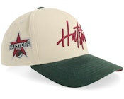 Script Stone/Dark Green Suede A-frame Adjustable