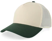 Stone/Forest Green A-frame Trucker