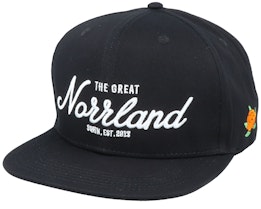 Great Norrland Black Snapback - Sqrtn