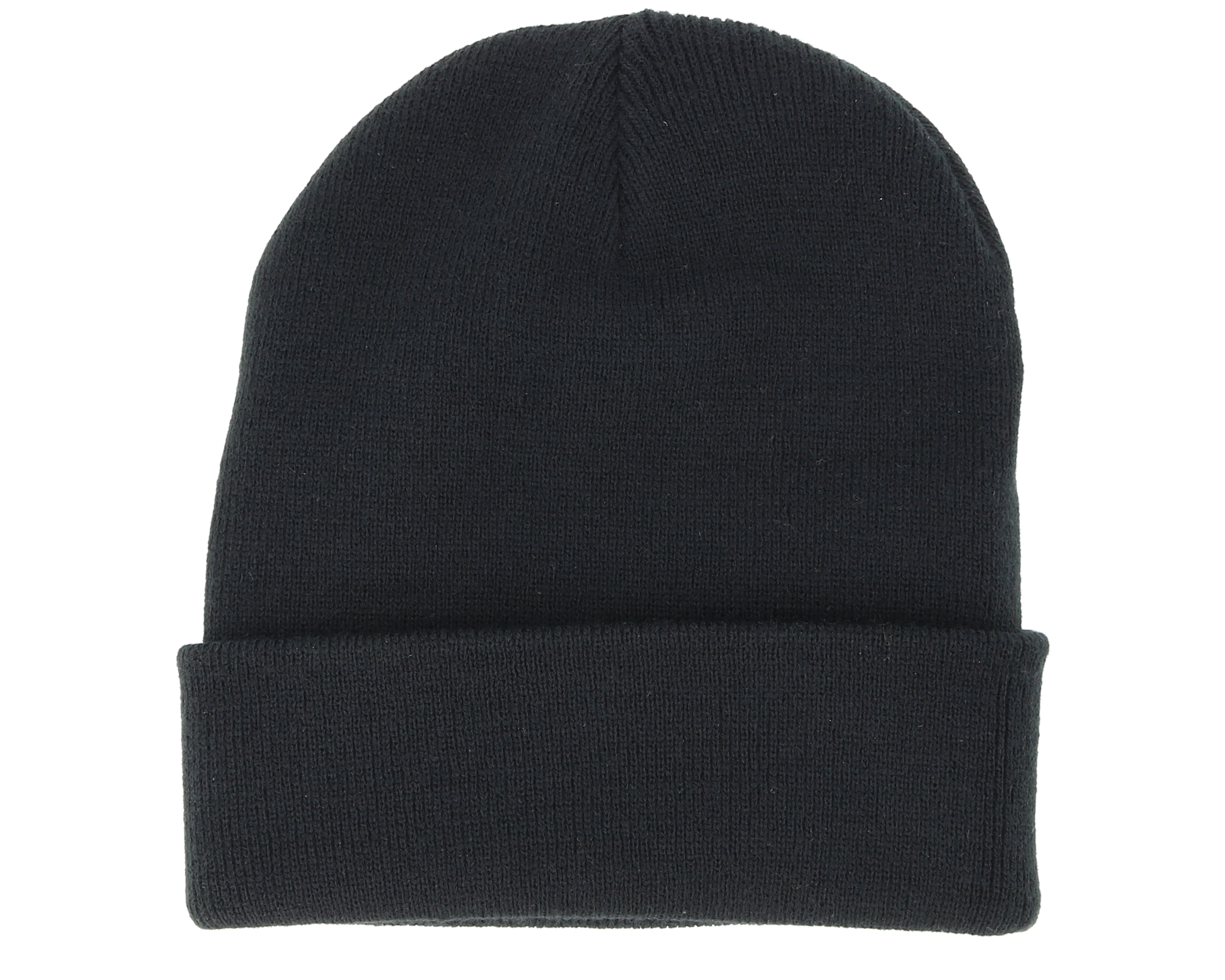 Alternativ bild 1 för SQRTN - Svart cuff Beanie - Wood Patch Black Beanie @ Hatstore