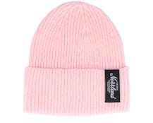 The Great Norrland Patch Raw Beanie Light Pink Cuff - SQRTN