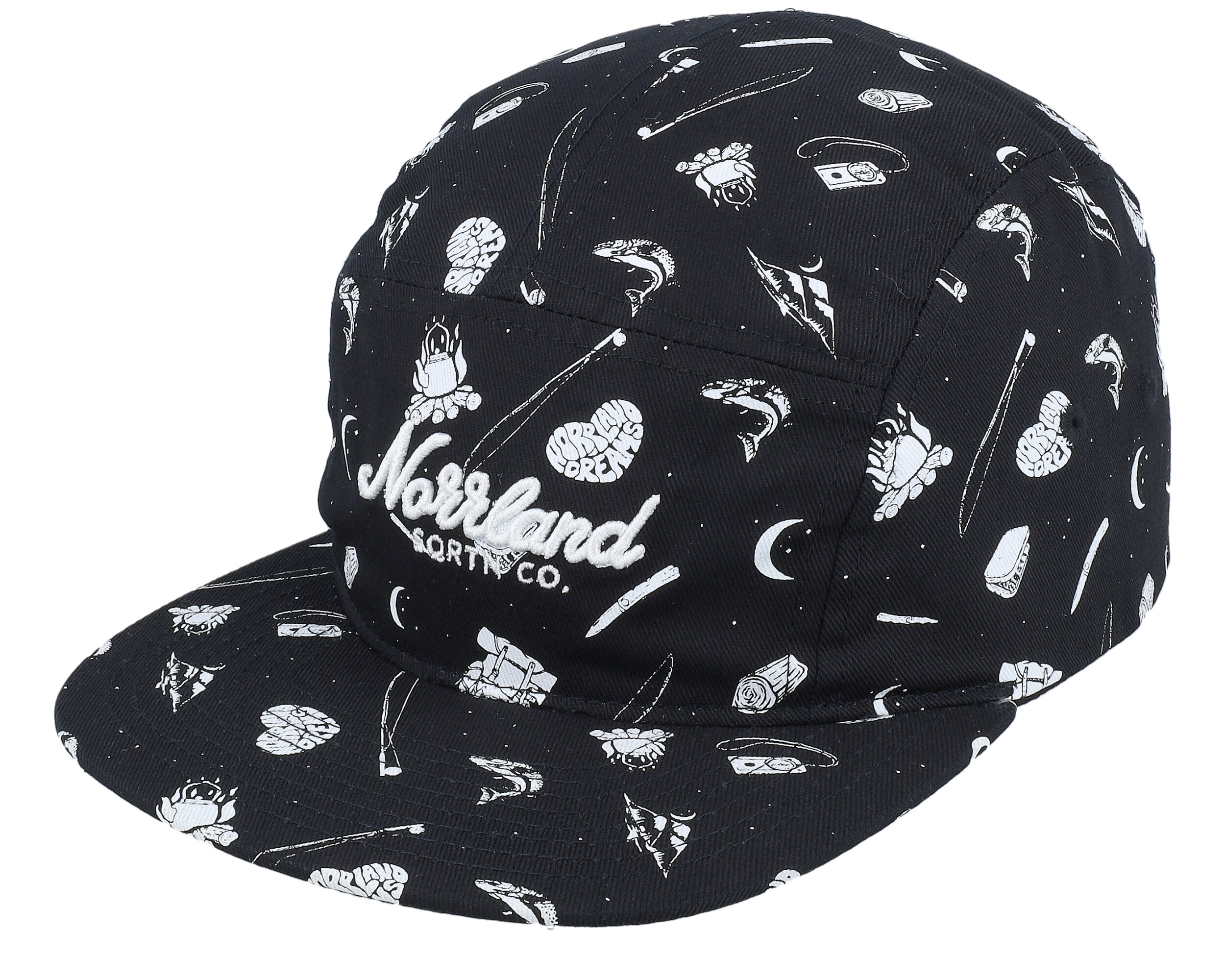 Cap Dreams Black 5-panel - SQRTN cap | Hatstoreworld.com