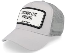Legends Live Forever Grey Trucker - John Hatter & Co