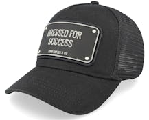 Dressed For Success Black Trucker - John Hatter & Co