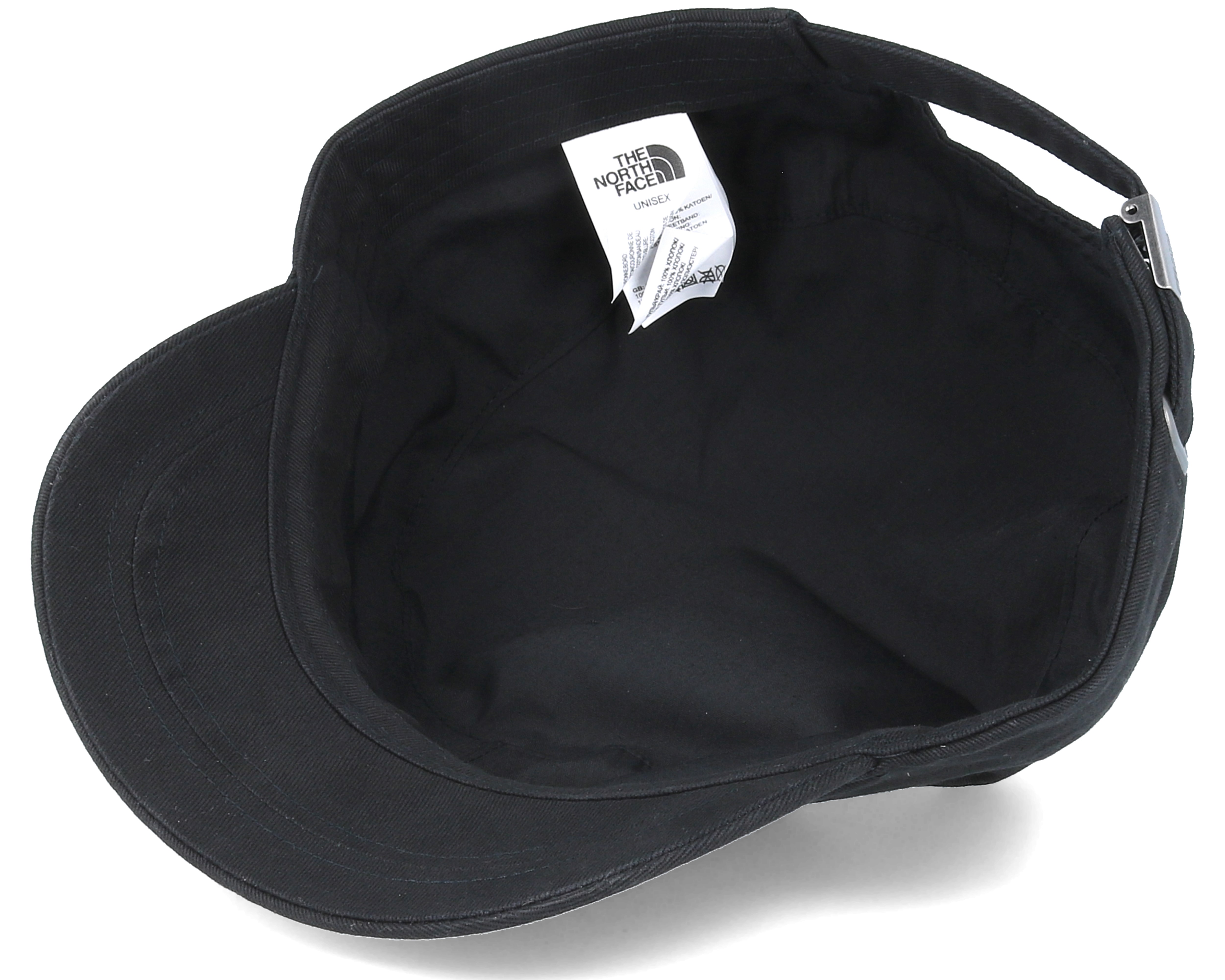 north face military cap black