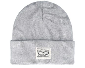 Backpatch Beanie Regular Grey Cuff