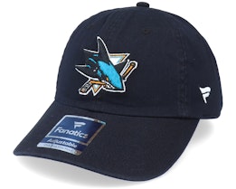 San Jose Sharks Primary Logo Core Black Dad Cap - Fanatics