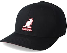 Baseball Cap 3D Black Flexfit - Kangol
