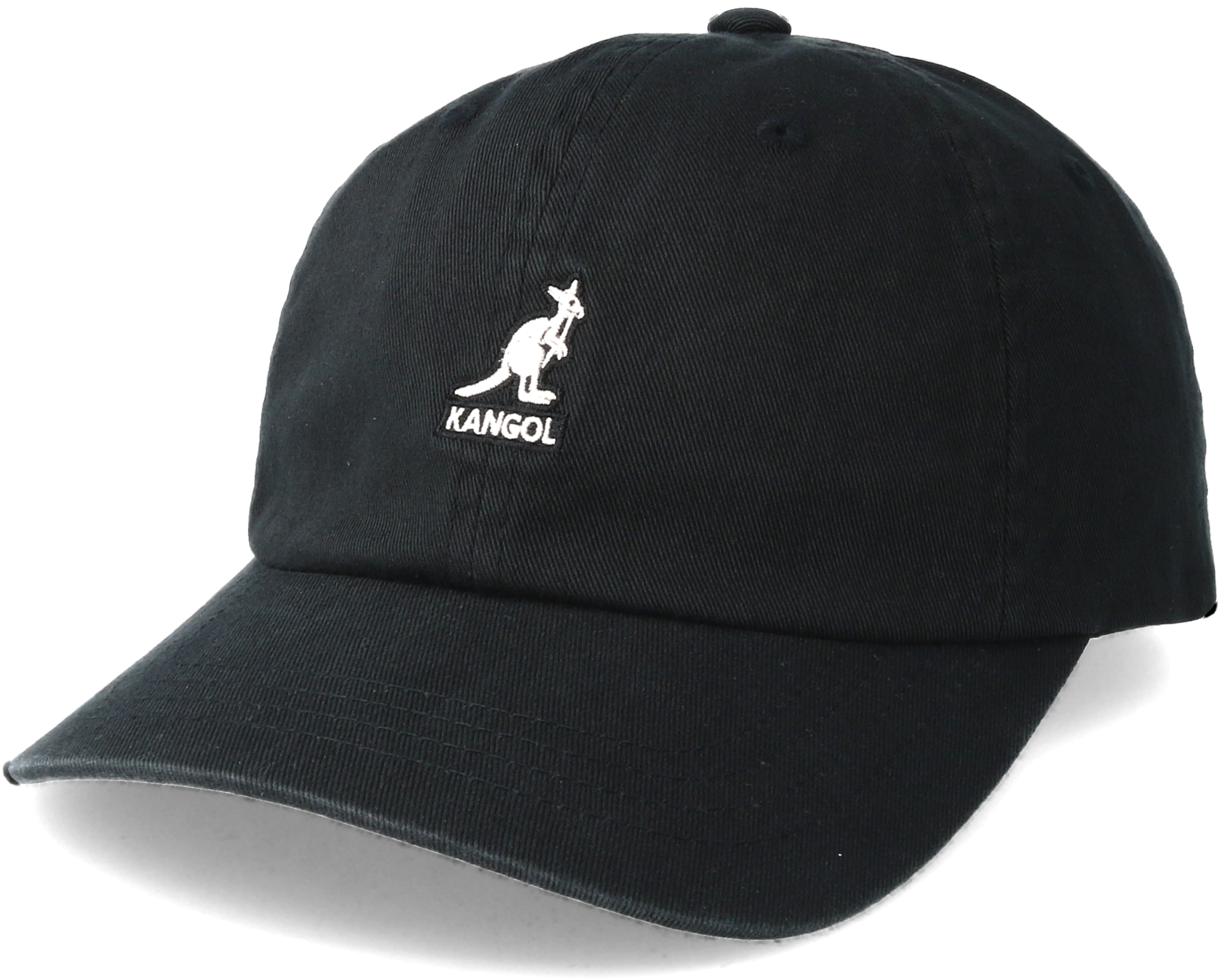 Washed Baseball Black Adjustable - Kangol cap | Hatstorecanada