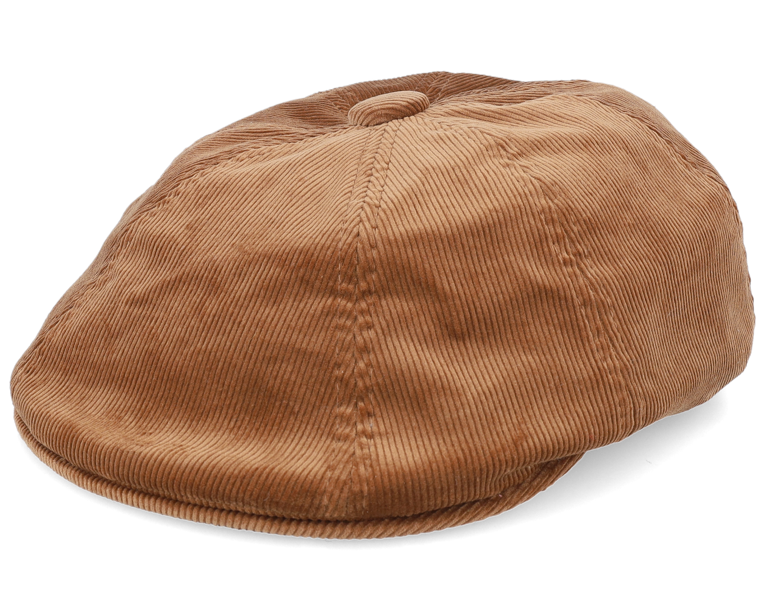 Corduroy Hawker Wood Flat Cap