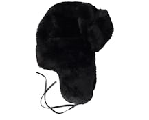Black Faux Fur Black Trapper - Kangol