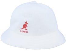 Big Logo Casual White Bucket - Kangol