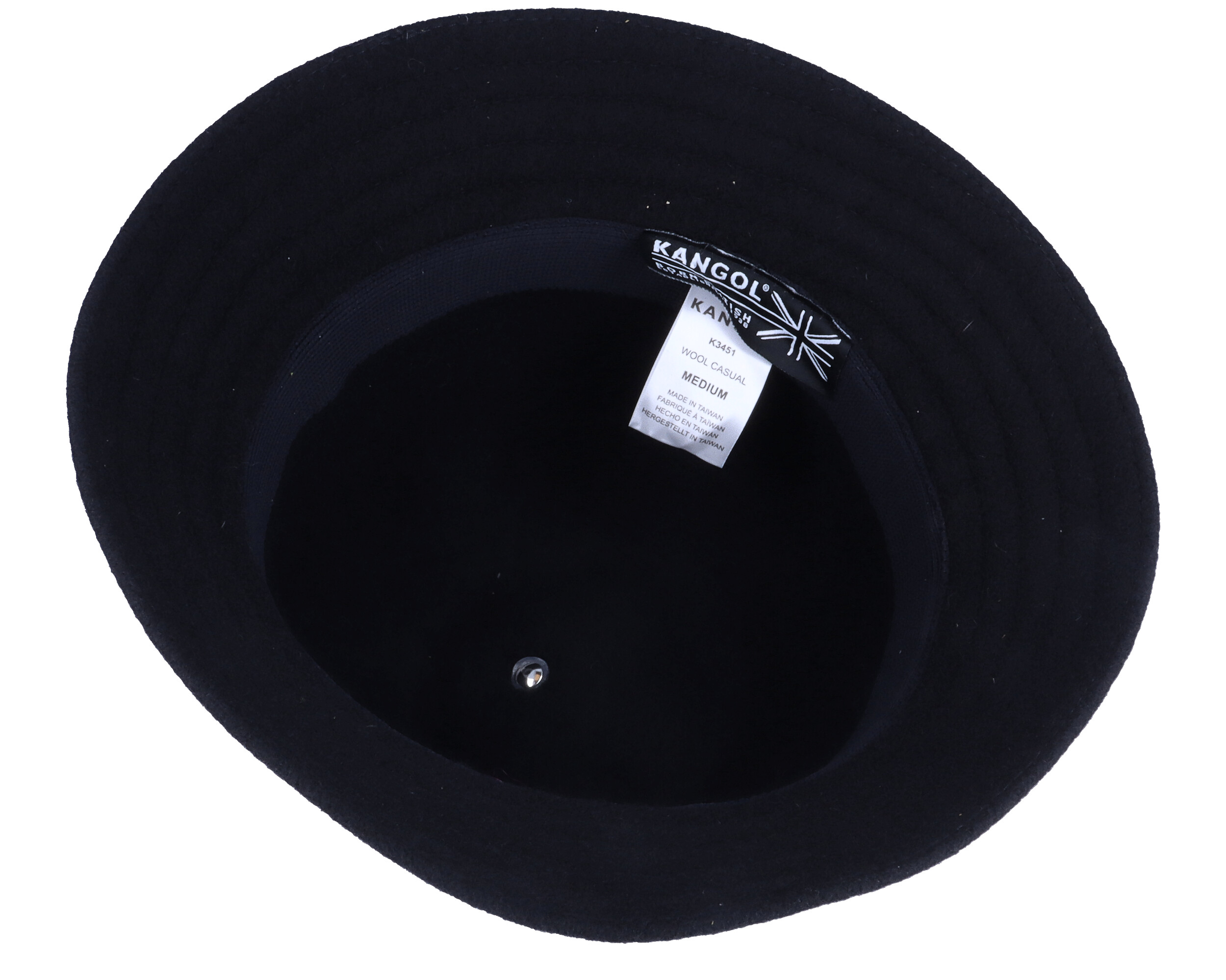 Wool Casual Black Bucket - Kangol | Hatstore.de
