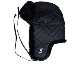 Quilted Black Trapper - Kangol