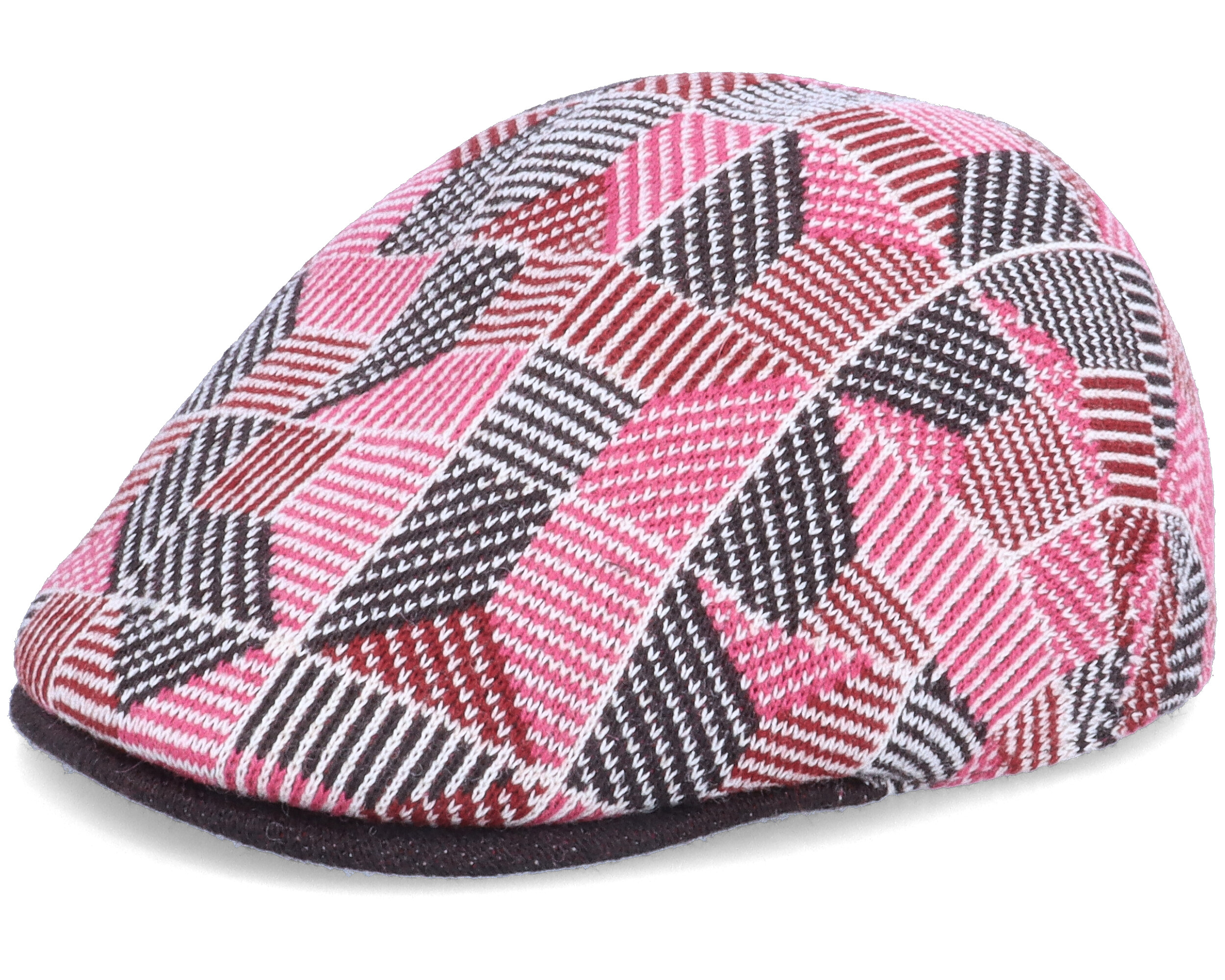 Tiled 507 Electric Pink Flat Cap Kangol Cap Hatstore.ch