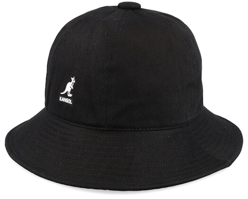 Washed Casual Black Bucket