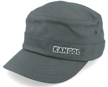 Cotton Twill Dark Slate Army Cap - Kangol