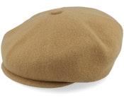 Kg Wool Hawker Camel Flat Cap