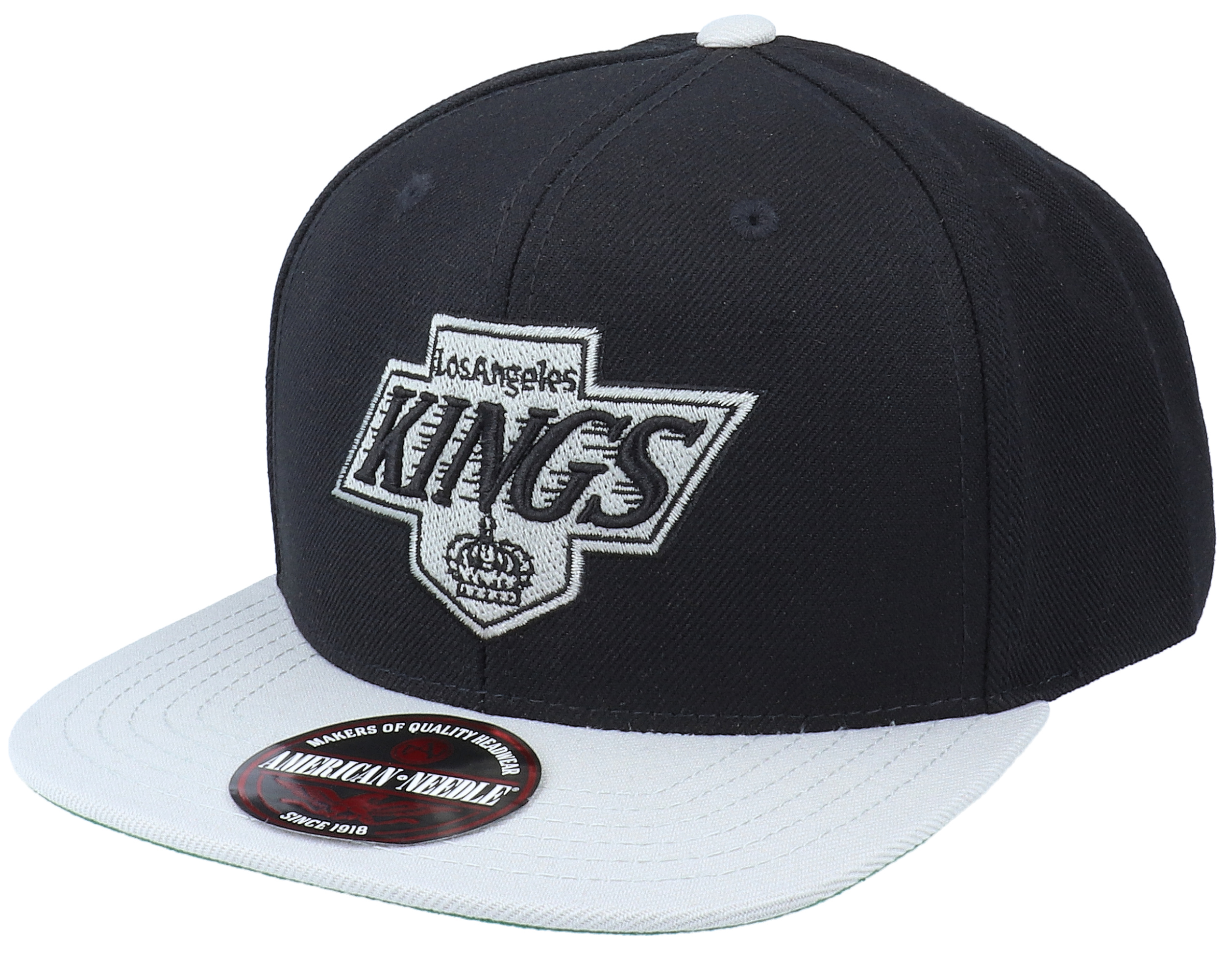 Los Angeles Kings 400 Series Black/Light Grey Snapback - American Needle