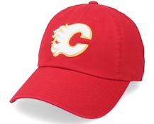 Calgary Flames Calgary Flames Blue Line Red Dad Cap - American Needle