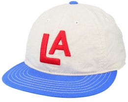 Los Angeles Angels Line Out Ivory/Blue Snapback - American Needle