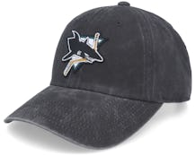 San Jose Sharks New Raglin Black Dad Cap - American Needle