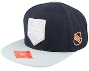 Los Angeles Kings Silver Fox Black Snapback