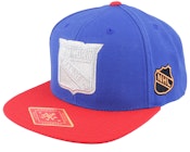 New York Rangers Silver Fox Royal/Red Snapback