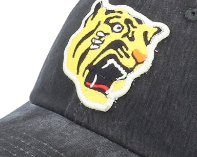 American Needle - Yellow unconstructed Cap - Hanshin Tigers Mirco Slouch True Yellow Dad Cap @ Hatstore