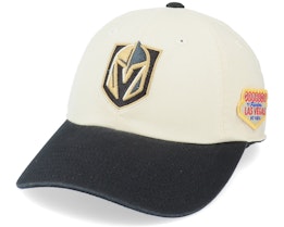 Vegas Golden Knights United Slouch Ivory/Black Dad Cap - American Needle