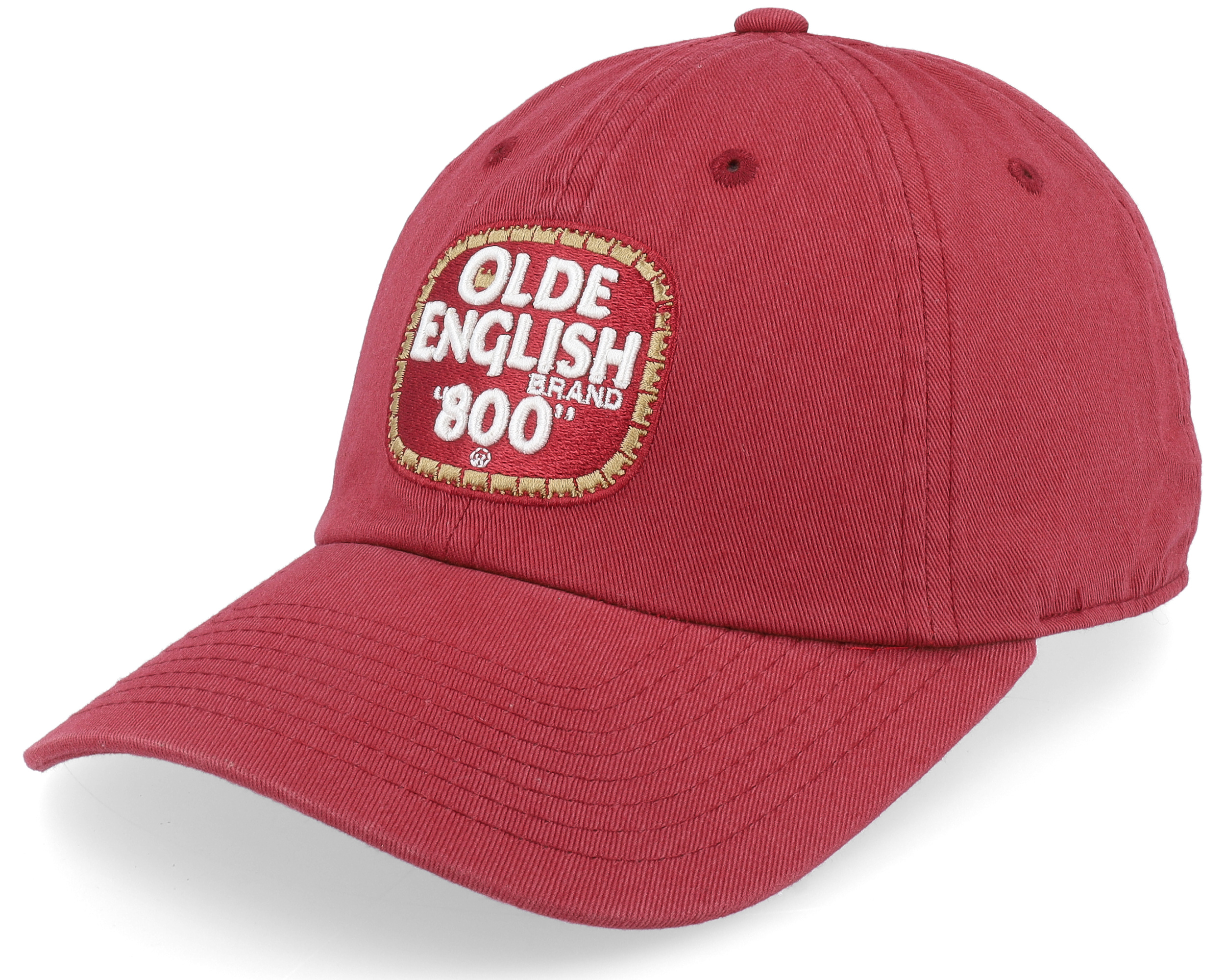 Miller Old English Bp Slouch Red Dad Cap American Needle Cap Hatstore