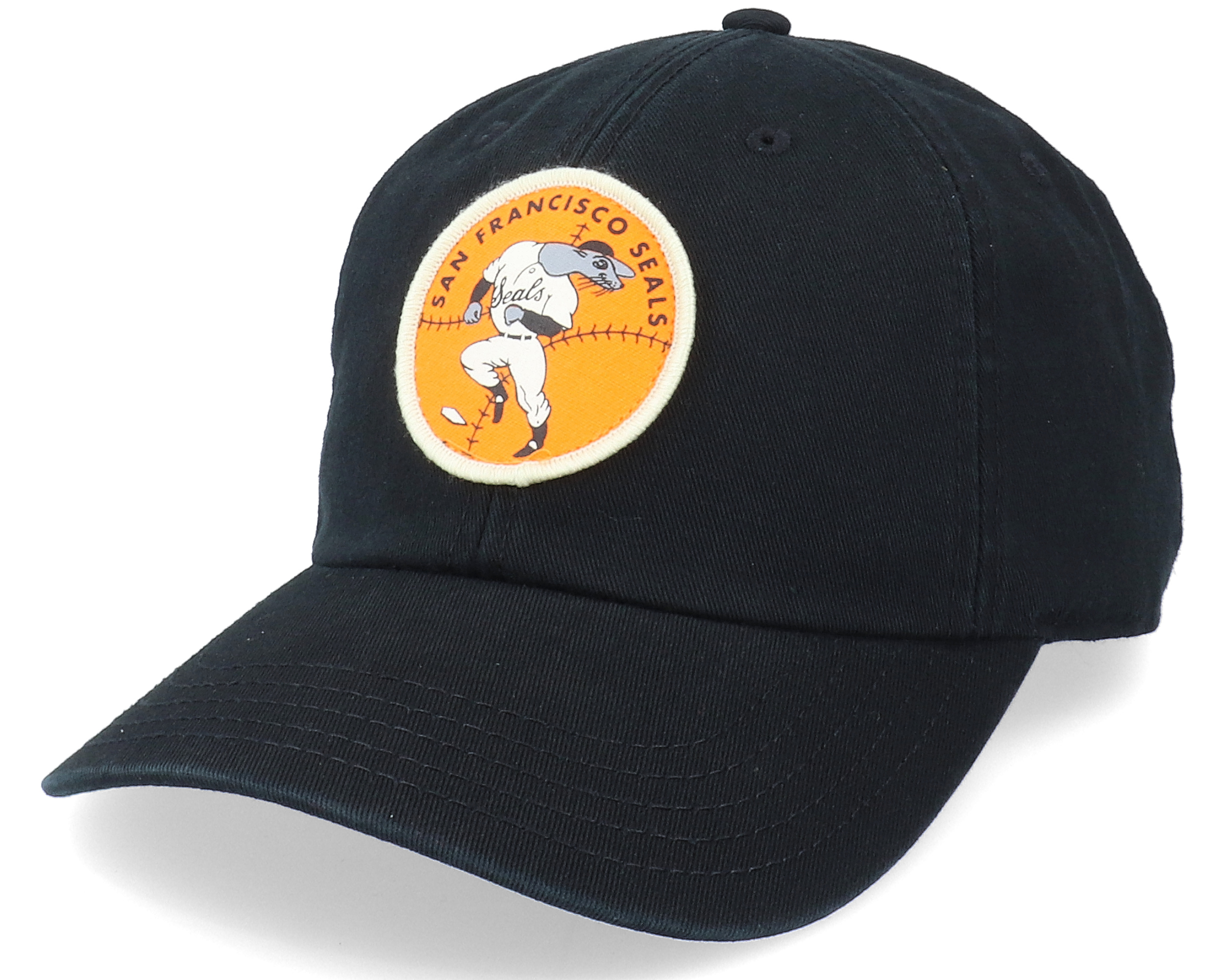 San Francisco Seals Hepcat Black Dad Cap - American Needle cap