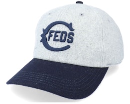 Chicago Federals Archive Legend Hther Gray/Navy Dad Cap - American Needle