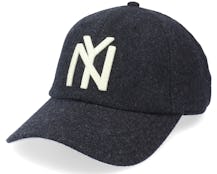 New York Black Yankees Archive Legend Black Dad Cap - American Needle